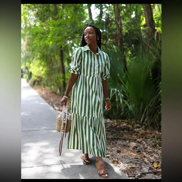 Rachel Zoe | Dresses | Rachel Zoe Oversized Green White